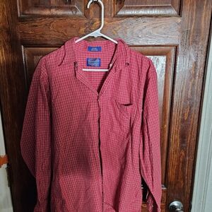 Mens Large Size Pendleton Long Sleeve Shirt Very Nice Condition